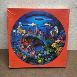 *Read New Vintage 1978 American Publishing SECRETS Kirwan 500 Piece Round Puzzle